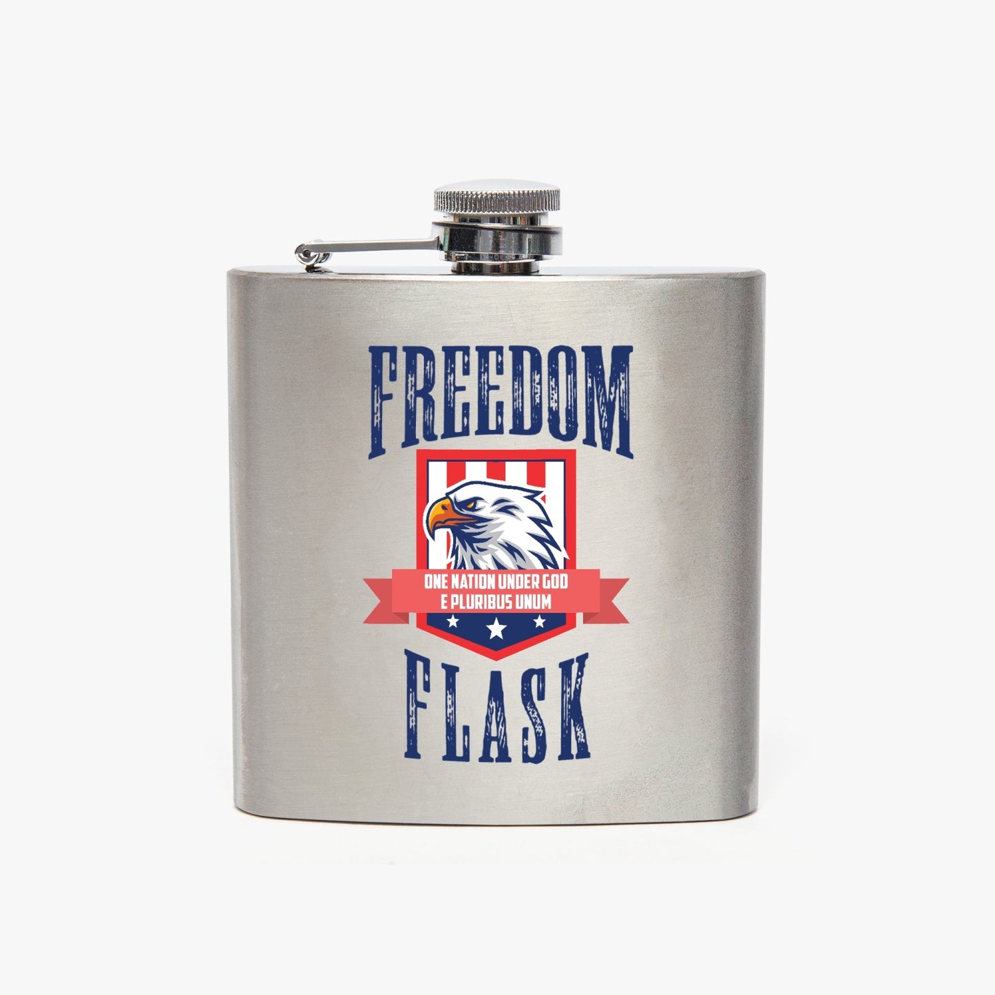 FREEDOM FLASK - 7oz Stainless Steel Hip Flask
