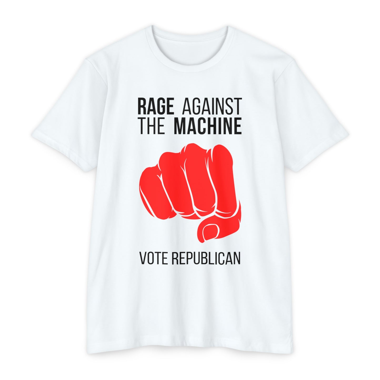 RAGE AGAINST THE MACHINE - Unisex CVC Jersey T-shirt