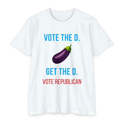 VOTE THE D GET THE D - Unisex CVC Jersey T-shirt