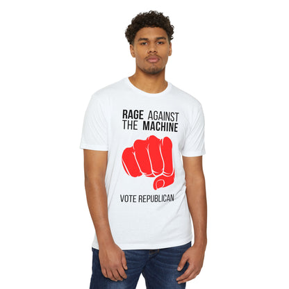 RAGE AGAINST THE MACHINE - Unisex CVC Jersey T-shirt