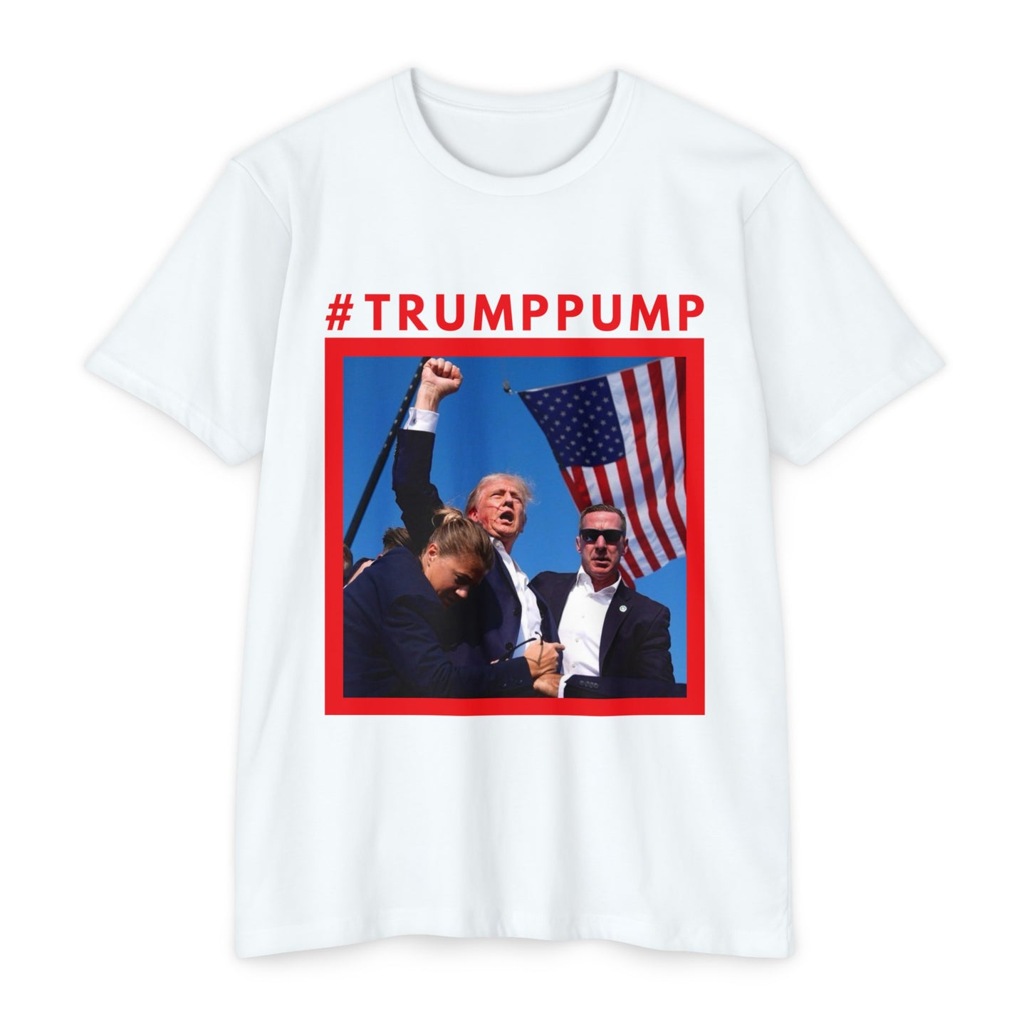 TRUMP PUMP - Unisex CVC Jersey T-shirt