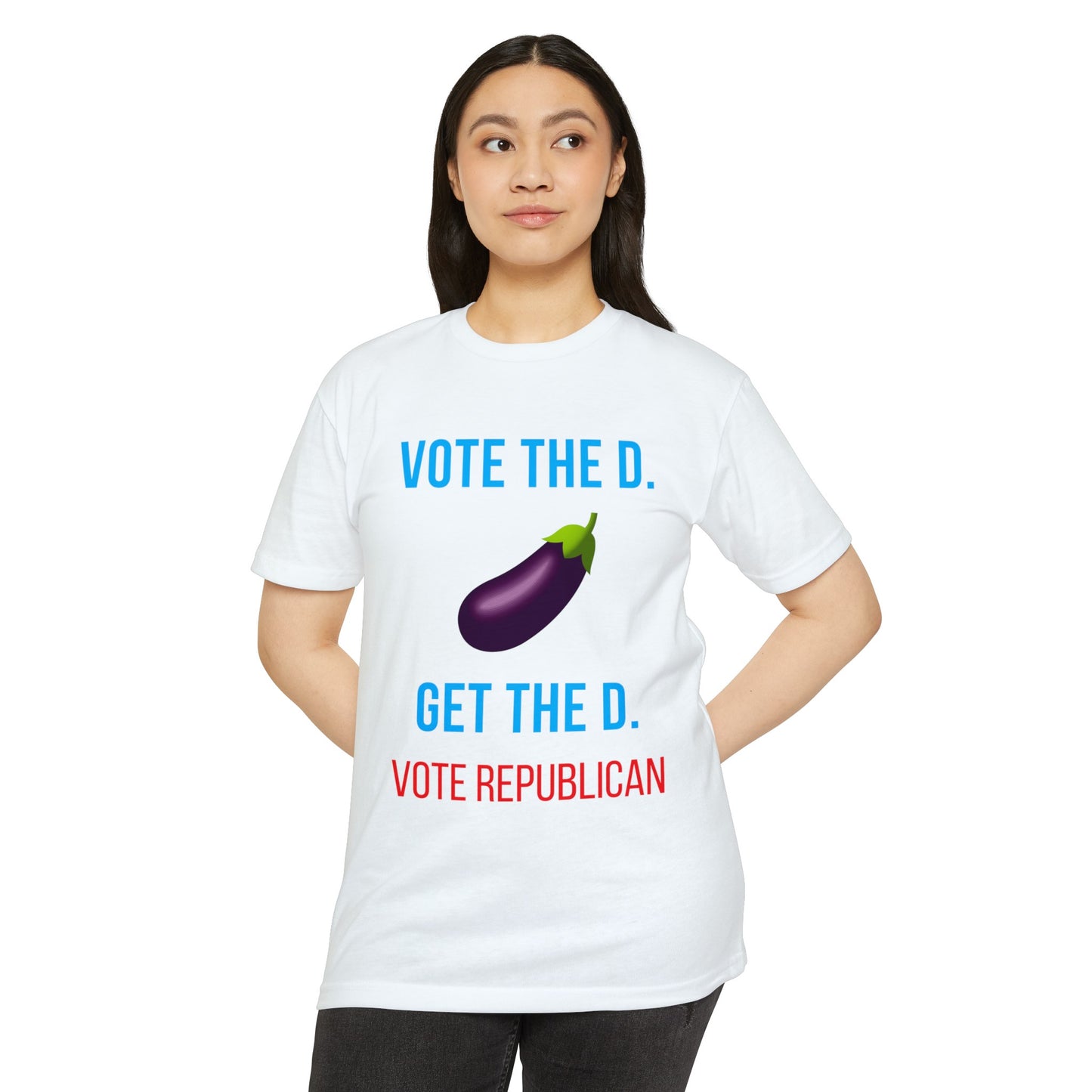 VOTE THE D GET THE D - Unisex CVC Jersey T-shirt