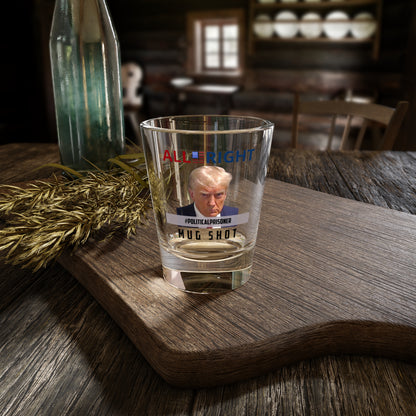 Trump POLITICAL PRISONER Shot Glass, 1.5oz